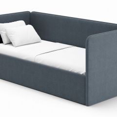 Кровать-диван Leonardo 160*70 (Серый) + боковина в Соликамске - solikamsk.mebel24.online | фото