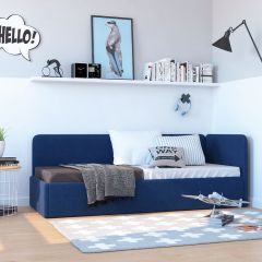 Кровать-диван Leonardo 160*70 (Синий) в Соликамске - solikamsk.mebel24.online | фото 6