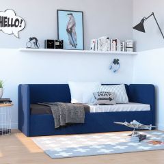 Кровать-диван Leonardo 160*70 (Синий) + боковина в Соликамске - solikamsk.mebel24.online | фото 5