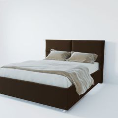 Кровать Корсика с ПМ 1600 (экокожа коричневая) в Соликамске - solikamsk.mebel24.online | фото 2