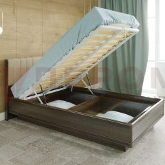 Кровать КР-1011 с мягким изголовьем в Соликамске - solikamsk.mebel24.online | фото 5