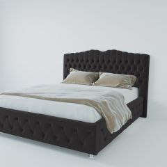 Кровать Нягань с ПМ 1400(экокожа кольт ч) в Соликамске - solikamsk.mebel24.online | фото 2