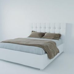 Кровать Венеция без основания 2000 (экокожа белая) в Соликамске - solikamsk.mebel24.online | фото