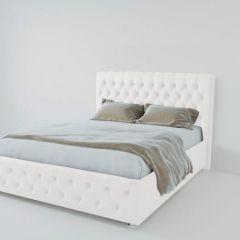 Кровать Версаль 900 без основания (экокожа белый) в Соликамске - solikamsk.mebel24.online | фото