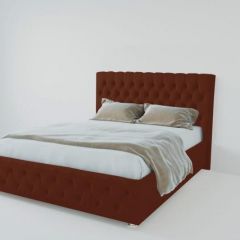 Кровать Версаль 1600 без основания (велюр бордо) в Соликамске - solikamsk.mebel24.online | фото