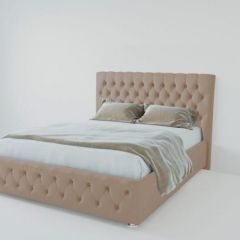 Кровать Версаль 1600 без основания (велюр серый) в Соликамске - solikamsk.mebel24.online | фото