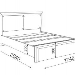 Кровать 1.6 Глэдис М31 с настилом и мягкой частью (ЯШС/Белый) в Соликамске - solikamsk.mebel24.online | фото 3