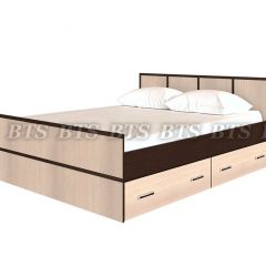 Кровать Сакура 1600 LIGHT + Проложки LIGHT 1.6 ДСП (Венге/Лоредо) в Соликамске - solikamsk.mebel24.online | фото