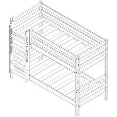 Кровать Сонечка 2-х ярусная (модульная) в Соликамске - solikamsk.mebel24.online | фото 6