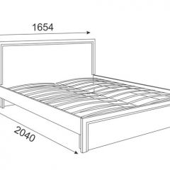 Кровать 1.6 Беатрис М07 Стандарт с ортопедическим основанием (дуб млечный) в Соликамске - solikamsk.mebel24.online | фото