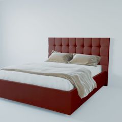 Кровать Венеция с ПМ 1800 (велюр бордо) в Соликамске - solikamsk.mebel24.online | фото 2