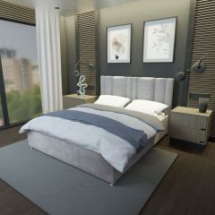Кровать Верона Решетка+ПМ (1800) *БЕЗ ДНА в Соликамске - solikamsk.mebel24.online | фото