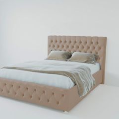 Кровать Версаль с ПМ 1200 (велюр серый) в Соликамске - solikamsk.mebel24.online | фото