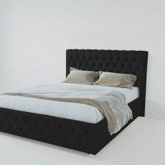 Кровать Версаль с ПМ 1600 (экокожа кольт ч) в Соликамске - solikamsk.mebel24.online | фото