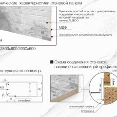 Кухонный фартук со столешницей (А-01) в едином стиле (3050 мм) в Соликамске - solikamsk.mebel24.online | фото 7