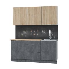 Кухонный гарнитур Асти-дуб сонома 1,8 в Соликамске - solikamsk.mebel24.online | фото 2