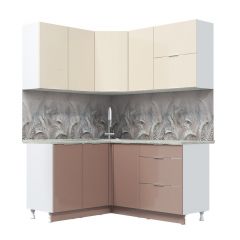 Кухонный гарнитур Асти-латте угловой 1,4*1,6 в Соликамске - solikamsk.mebel24.online | фото 2