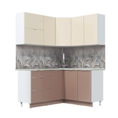 Кухонный гарнитур Асти-латте угловой 1,4*1,6 в Соликамске - solikamsk.mebel24.online | фото 3