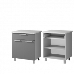 Кухонный гарнитур Айсбери 2.4 (белый/сонома) в Соликамске - solikamsk.mebel24.online | фото 6