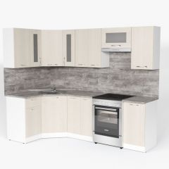 Кухонный гарнитур Лариса оптима 1 1300х2500 мм в Соликамске - solikamsk.mebel24.online | фото 3