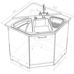 Кухонный гарнитур Лариса оптима 2 1500х1300 мм в Соликамске - solikamsk.mebel24.online | фото 15