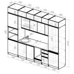 Кухонный гарнитур Лоретта люкс 3000 мм в Соликамске - solikamsk.mebel24.online | фото 2