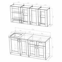 Кухонный гарнитур Ника демо 1700 в Соликамске - solikamsk.mebel24.online | фото 4