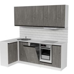 Кухонный гарнитур Ноктюрн прайм 400 1100х2000 мм в Соликамске - solikamsk.mebel24.online | фото 3