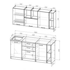 Кухонный гарнитур Ольга макси 4 1800 мм в Соликамске - solikamsk.mebel24.online | фото 2