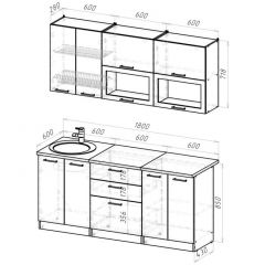 Кухонный гарнитур Паола макси 1800 мм в Соликамске - solikamsk.mebel24.online | фото 2