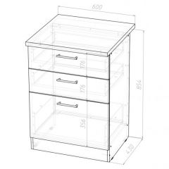Кухонный гарнитур Паола оптима 1500х1800 мм в Соликамске - solikamsk.mebel24.online | фото 17