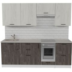 Кухонный гарнитур Сиена компакт 2200 мм в Соликамске - solikamsk.mebel24.online | фото 3