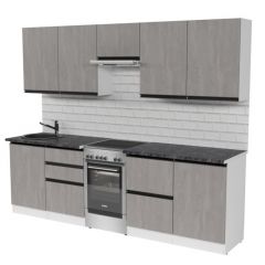 Кухонный гарнитур Сюита мега 2500 мм в Соликамске - solikamsk.mebel24.online | фото 4