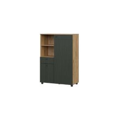 МИЛАН Гостиная (Дуб Золотой/Олива софт) модульная в Соликамске - solikamsk.mebel24.online | фото 6