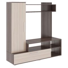 Мини-стенка Линда (ясень шимо темный/светлый) в Соликамске - solikamsk.mebel24.online | фото 2