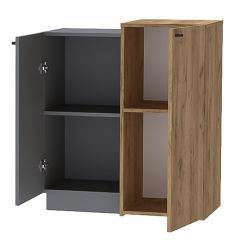 Модульная гостиная Квадро (ЛДСП дуб крафт золотой) в Соликамске - solikamsk.mebel24.online | фото 7