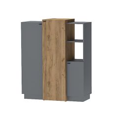 Модульная гостиная Квадро (ЛДСП дуб крафт золотой) в Соликамске - solikamsk.mebel24.online | фото 8