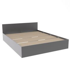 МОРИ КРМ 1600.1/1 Кровать (настил) графит в Соликамске - solikamsk.mebel24.online | фото 2