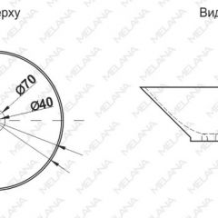 Накладная раковина melana mln-7020-b1+b18 (t4006hb1+b18 ) (сине-черная) в Соликамске - solikamsk.mebel24.online | фото 2