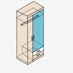 НИКА Н10з Шкаф для одежды в Соликамске - solikamsk.mebel24.online | фото 4