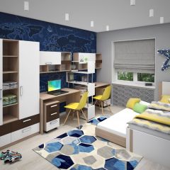 Подростковая Волкер (модульная) в Соликамске - solikamsk.mebel24.online | фото 2