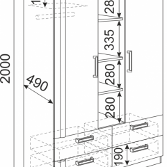 Подростковая Волкер (модульная) в Соликамске - solikamsk.mebel24.online | фото 11