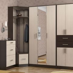 Прихожая ДИАНА-4 сек №10 (Венге/Дуб молочный) в Соликамске - solikamsk.mebel24.online | фото 3