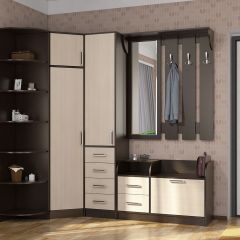 Прихожая ДИАНА-4 сек №29 (Венге/Дуб молочный) в Соликамске - solikamsk.mebel24.online | фото 3