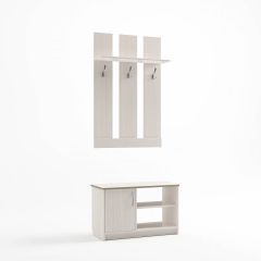 Прихожая Дуэт (Бодега белая) в Соликамске - solikamsk.mebel24.online | фото