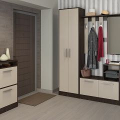 Прихожая Энтер (Венге/Дуб молочный) Комплектация 3 в Соликамске - solikamsk.mebel24.online | фото