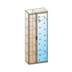 Прихожая Карина композиция 1 (Ясень Асахи) в Соликамске - solikamsk.mebel24.online | фото 2