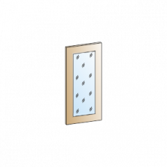 Прихожая Мелисса композиция 5 (Ясень Асахи) в Соликамске - solikamsk.mebel24.online | фото 7