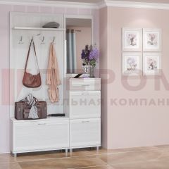 Прихожая Мелисса композиция 8 (Снежный Ясень) в Соликамске - solikamsk.mebel24.online | фото