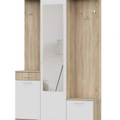 Прихожая ПР 1 (Дуб Сонома/Белый) в Соликамске - solikamsk.mebel24.online | фото 3